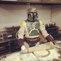 Boba Fett faisant des donuts