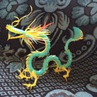 Un dragon en paille