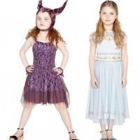 Les enfants habillés en #Malefique et Robe de la princesse Aurore chez Stella Mc Cartney