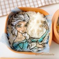 Bento Kyaraben Elsa La Reine des Neiges