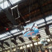 #dragon2 s'affiche à la gare de lyon hall 1