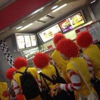 Une queue #McDonald