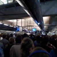 Ligne 14 mega blindé.  Y a pas qu'au japon où les transports en commun sont saturés.