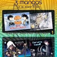 Alors que la plupart des éditeurs propose dès l'achat d'1 manga pour avoir des goodies, #Ki-oon maintient sa ligne à #JapanExpo. On verra... [lire la suite]