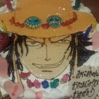 Gâteau anniversaire Ace #OnePiece