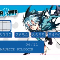 Sticker pour carte bancaire #Servamp