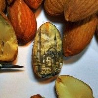 Dessiner sur des amandes votre voyage