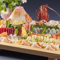 Menu Mont Fuji en sushi. Ca donne faim !