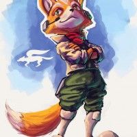 Dessin de Starfox par Sam Cullum