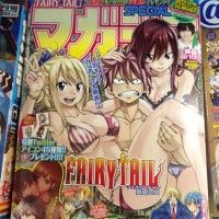 Les filles de #FairyTail embêtant Natsu