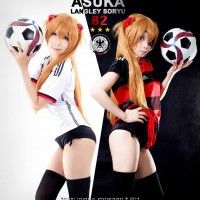 #Cosplay #Asuka en référence avec sa nationalité allemande.