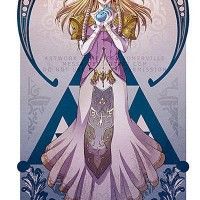 La princesse #Zelda #ArtNouveau par Melissa Somerville
