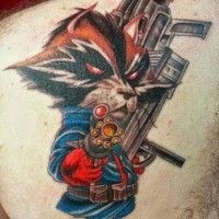 Tatouage #RocketRaccoon #LesGardiensDeLaGalaxie