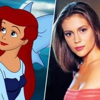 Et dire que les animateurs de #Disney se sont inspirés #AlyssaMilano pour #LaPetiteSirène