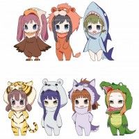 Lequel pyjama #kigurumi vous préférez des wake-up girls ?