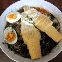 Des cornets de glace directement dans la soupe