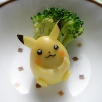 Oeuf sous forme de #Pikachu. C'est un crime de le manger! #Pokemon