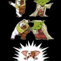 Voici une fusion qui peut mal tourner! #Gremlins #StarWars