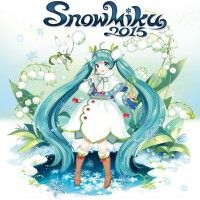 Jolie illustration Snow Miku 2015 avec des muguets