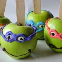 Des pommes vertes en Tortues Ninjas