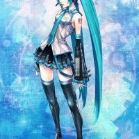 Fabuleux le dessin de Miku Hatsune par TETSUYA NOMURA