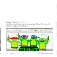 Les #NinjaTurtles buzz sur Twitter. #Cocacola #Microsoft s'emparent du phénomène.