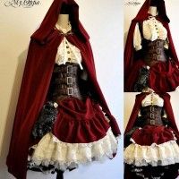 costume du petit chaperon rouge version steampunk