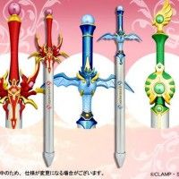 Des stylos à billes en forme d'épées Magic Knight Rayearth #Clamp