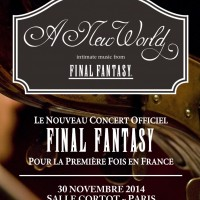 Vous êtes mélomanes et gamers, surtout n'oubliez pas #ANewWorld avec @wayorecords: un concert de musiques de #FinalFantasy.