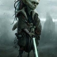 Fanart de #Yoda version jeune jedi par #MarcoTeixeira #StarWars