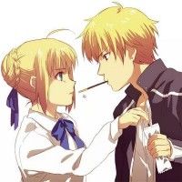 Saber n'est pas dupe elle prend direct dans le paquet de #Pocky