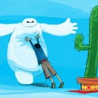 Non #Baymax tu ne peux pas faire de free hugs à n'importe qui #LesNouveauxHéros