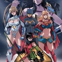 La ligue de justice version féminine par Santi-Ikari