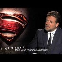 Interview de Russel Crowe, le père naturel de Superman dans Man of Steel.