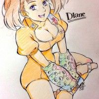 La géante Diane dans Seven Deadly Sins