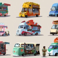 Concept car à #Sushi de #BigHero6 par mingjue helen chen #LesNouveauxHéros