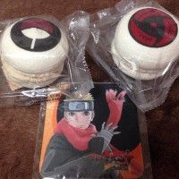 Des macarons Sharingans et Uchiha pour la promo du film #Naruto The Last #Cinéma