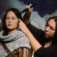 Katnis Everdeen en poupée de cire au musée Madame Tussaud de Londres #HungerGames