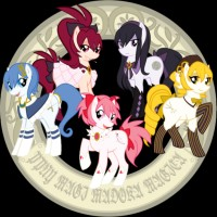 #PuellaMagiMadokaMagica en #MonPetitPoney