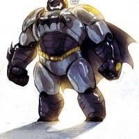 #Baymax en #Batman par Maby-chan. #LesNouveauxHéros