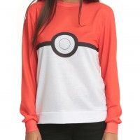 Un pull Pokeball #Pokemon pour cet hiver