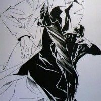 Encrage de Show-Yan et Koji Kikkawa par Atsushi Kamijo