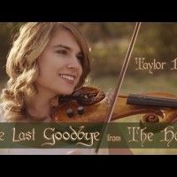 #TaylorDavis interprète The #Hobbit: The Last Goodbye  au violon