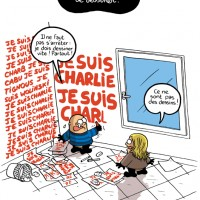 Dessin de Martin Vidberg en soutien à #CharlieHebdo