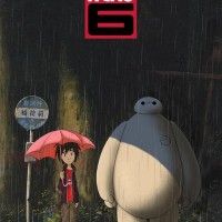 le character designer de #BigHero6 (Jin Kim) fait un hommage à #Totoro! #LesNouveauxHéros