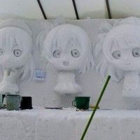 Sculpture de glace manga