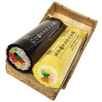 Serviette enroulé comme un maki