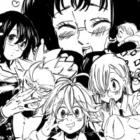 Les personnages de #SevenDeadlySins avec des lunettes