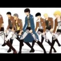 Attack on Titan Boys MMD