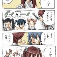 Les garçons de #FairyTail en couettes dessiné par #HiroMashima